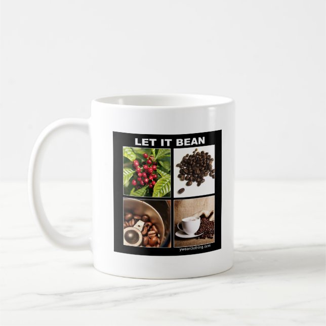 let it bean coffee mug (Left)