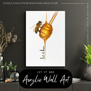'Let It Bee' Acrylic Wall Art
