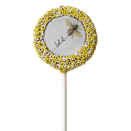 Let It Bee Chocolate Covered Oreo Pop