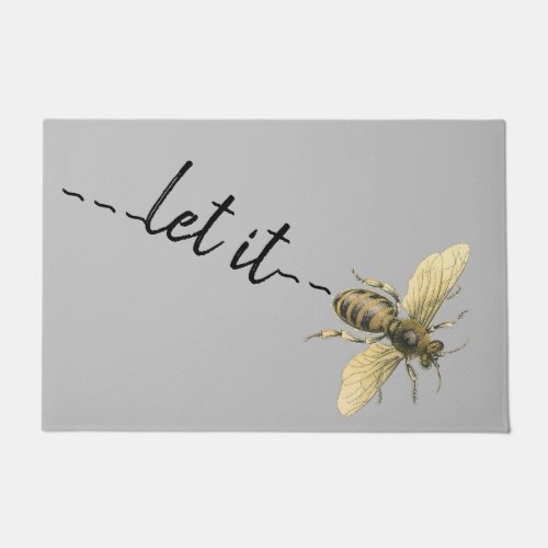 let it bee door mat