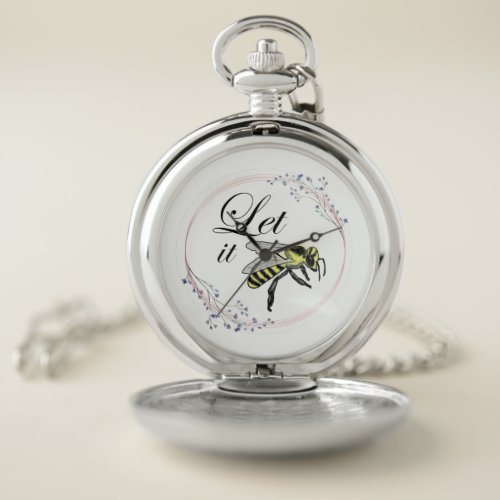 Let It Bee Pocket Watch