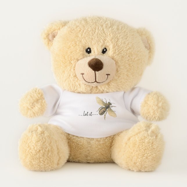 let it bee teddy bear (Front)