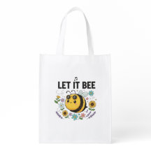 Let It Bee Women’s T-Shirt–Cute Bee Nature Pun Tee