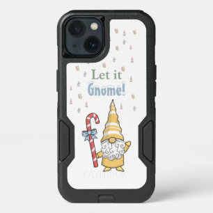 Let it Gnome Snow Cute Modern Winter iPhone 13 Case