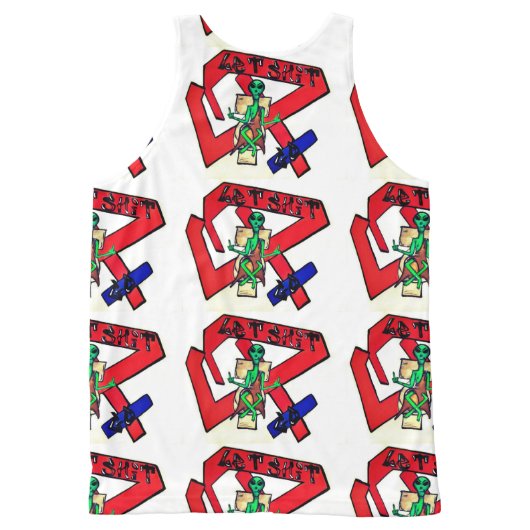 LET IT GO All-Over-Print TANK TOP (Back)