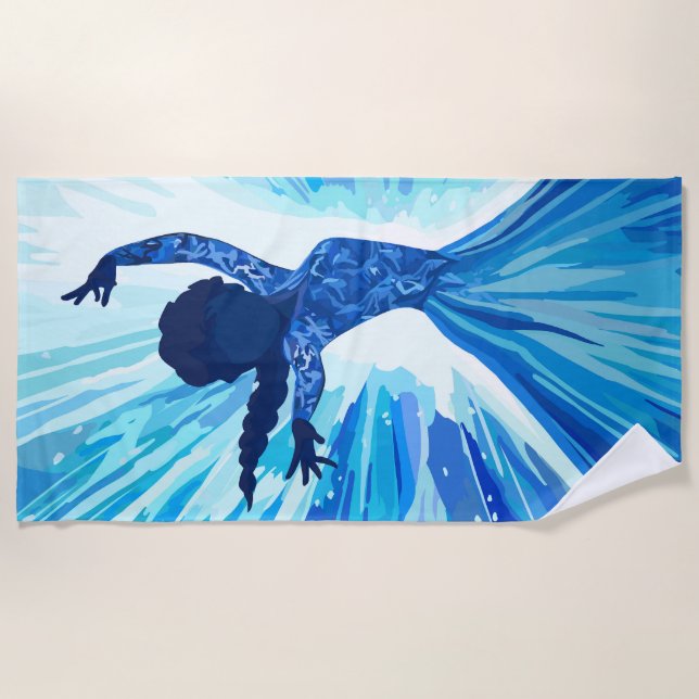 Let It Go Beach Towel (Front)