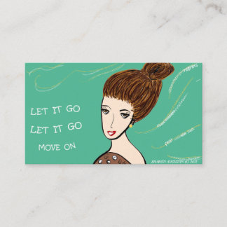 LET IT GO - LET IT GO - MOVE ON BUSINESS CARD