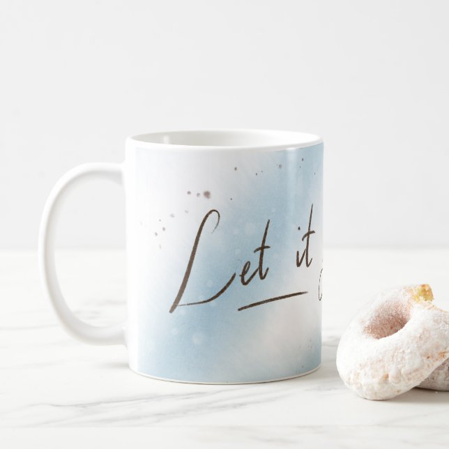 Let it Go Mug | Girl in Blue (With Donut)