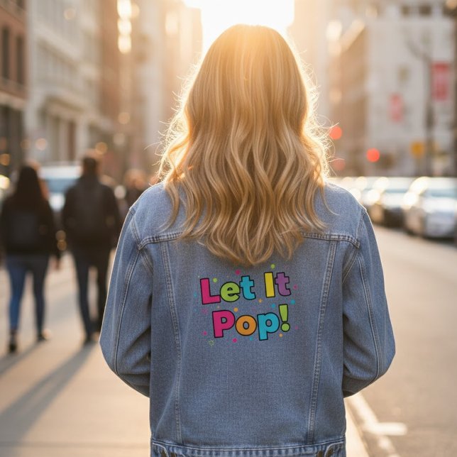 Let It Pop! Denim Jacket (Creator Uploaded)