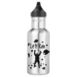 Let It Rain (Hockey) Stainless Steel Water Bottle