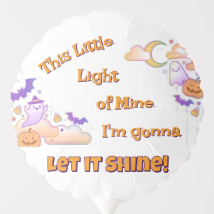 Let It Shine Christian Halloween Air-Filled Balloon