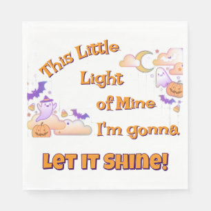 Let It Shine Christian Halloween Luncheon Napkins