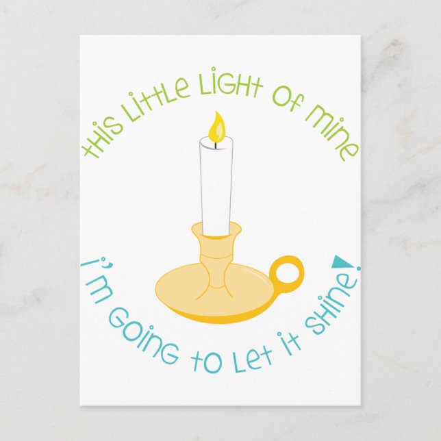 Let It Shine Postcard (Front)