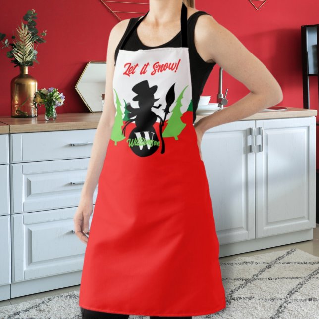 Let it Snow Apron (Creator Uploaded)