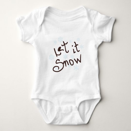 Let It Snow Baby Bodysuit