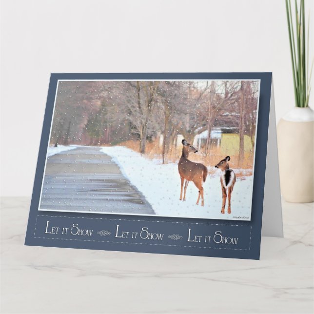 Let it Snow! - Blank Card (Front)