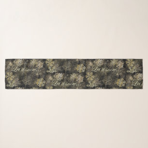 Let It Snow Blue Beach Song™ Chiffon Scarf