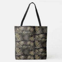 Let It Snow Blue Beach Song™ Tote Bag