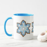 Let It Snow Blue Christmas Hanukkah Winter Holiday Mug<br><div class="desc">Mug features an original marker illustration of a delicious blue snowflake sugar cookie. Great for Christmas or Hanukkah!

Don't see what you're looking for? Need help with customization? Click "contact this designer" to have something created just for you!</div>