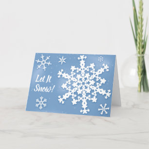 Let It Snow Board Games Holiday Card