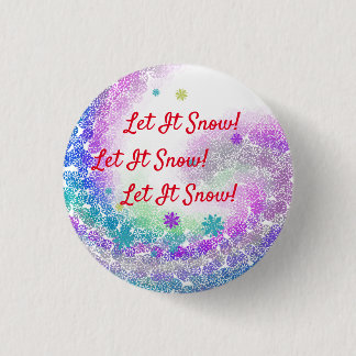 Let It Snow! Button