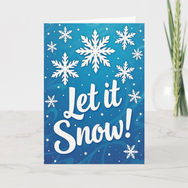 Let It Snow Card (Front)