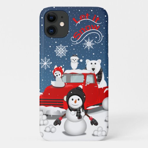 Let It Snow iPhone 11 Case