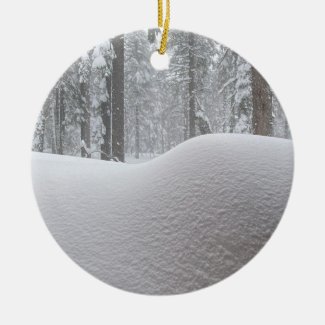 Let It Snow! Ceramic Ornament