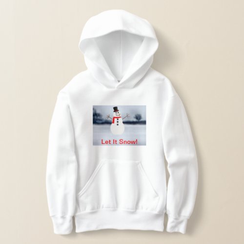 Let it Snow Childs Pullover Hoodie
