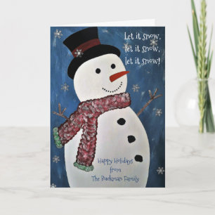 Let It Snow Christmas Card