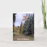 Let It Snow Christmas Card
