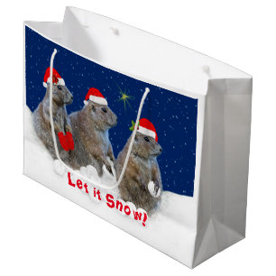 Let it Snow Christmas Gift Bag