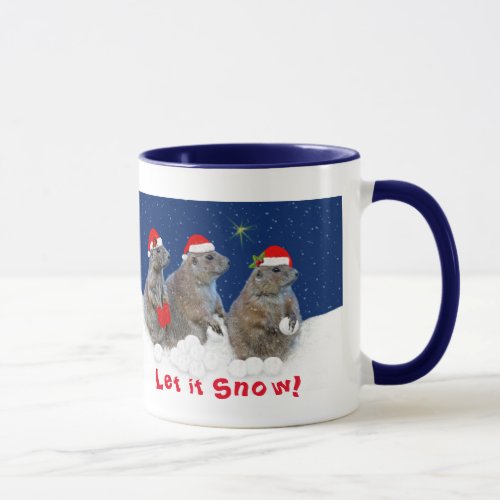 Let it Snow Christmas Mug