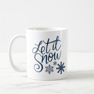 Let It Snow Christmas Mug