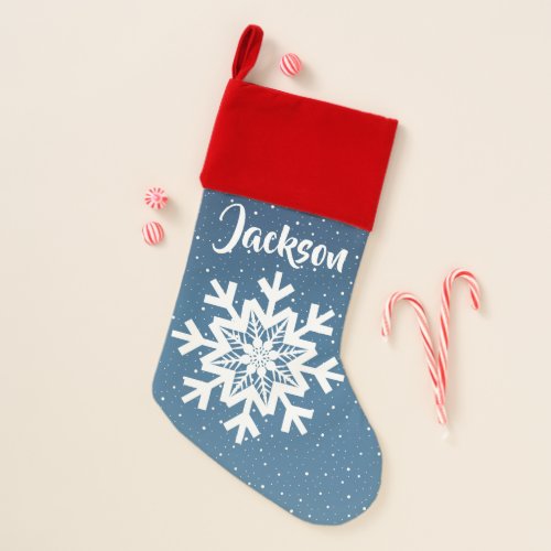 Let It Snow Christmas Stocking