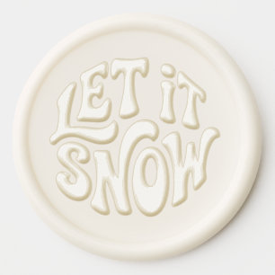 Let It Snow Christmas Wax Seal Sticker