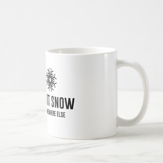 Let It Snow Coffee Mug (Right)