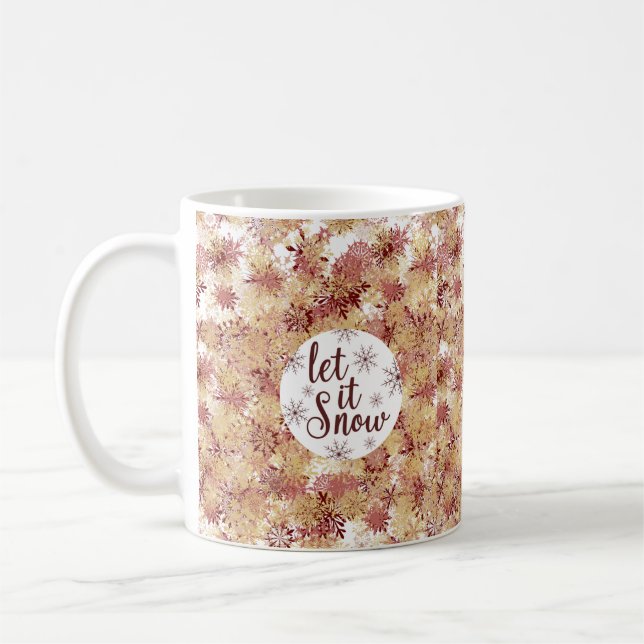 Let It Snow Coffee Mug (Left)