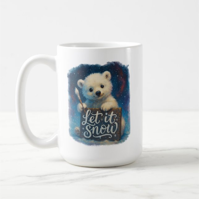 Let It Snow Coffee Mug (Left)