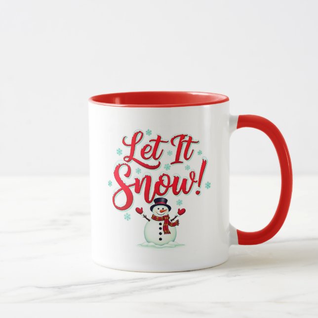 Let It Snow Coffee Mug (11oz) (Right)
