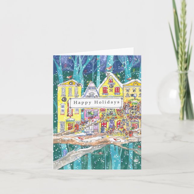 "Let It Snow!" Custom Christmas Card (Front)