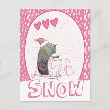 Let it snow | Cute Penguin Christmas