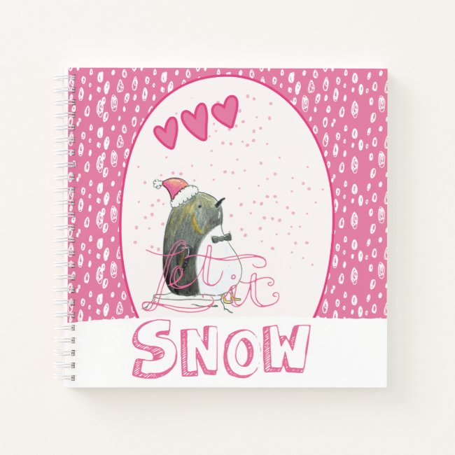 Let it snow | Cute Penguin Christmas