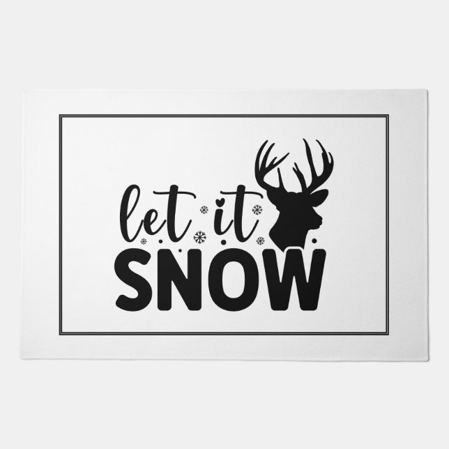 Let It Snow Doormat (Front)