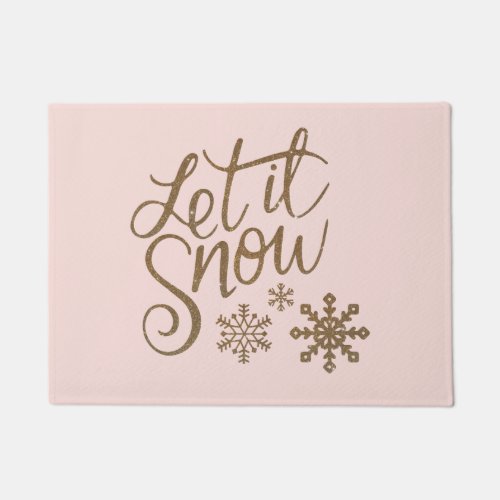 let it snow doormat