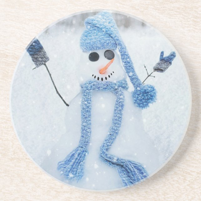 Let It Snow Drink Coaster (Front)