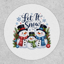 Let It Snow Family Snowmen