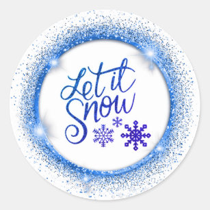 Let it Snow' Sticker