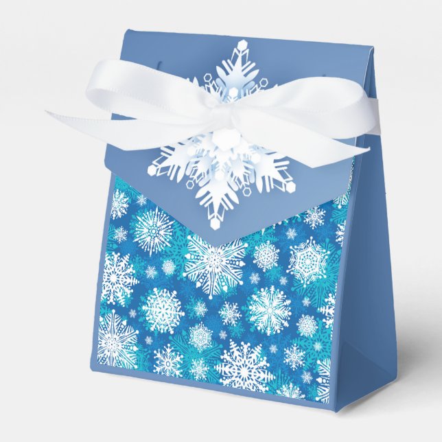 Let It Snow  Favor Boxes (Front Side)