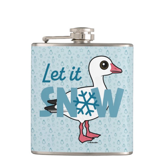 Let it Snow! Flask (Front)